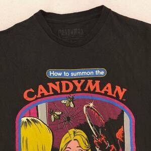Candyman Movie Graphic Short Sleeve Crew Neck T Shirt Mens Size M Black